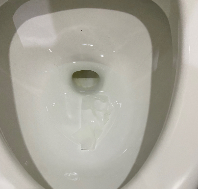 Lingettes humides jetables dans les toilettes