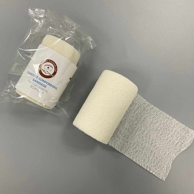 Bandage conformant bi-élastique cohésif sans latex